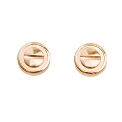 Cartier Love 18K Rose Gold Stud Earrings