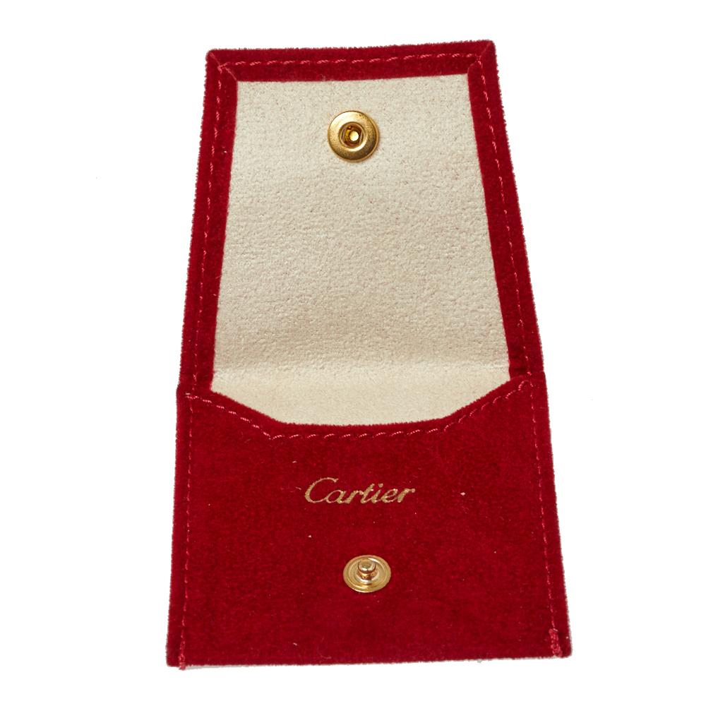 Cartier Love 18K Rose Gold Wedding Band Ring Size 47 In Good Condition In Dubai, Al Qouz 2