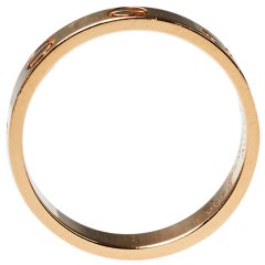 Cartier Love 18K Rose Gold Wedding Band Ring Size 50