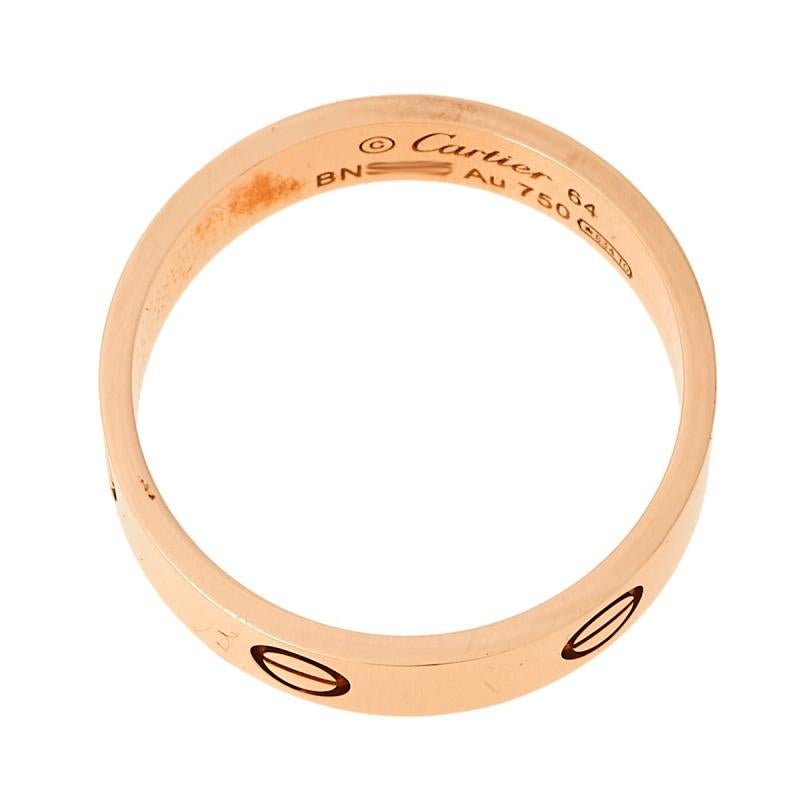 cartier ring sizes