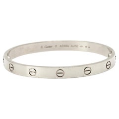 Cartier Love Armband aus 18 Karat Weißgold 17