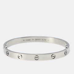 Cartier Love 18k White Gold Bracelet 18