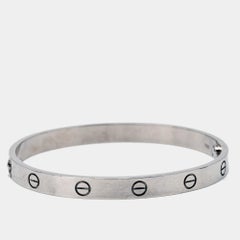 Cartier Love 18k White Gold Bracelet 18