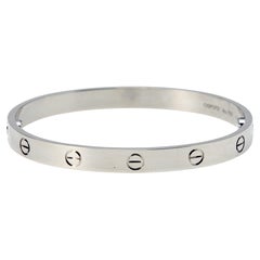 Cartier Love 18k White Gold Bracelet 18