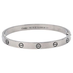 Cartier Love 18k White Gold Bracelet 18