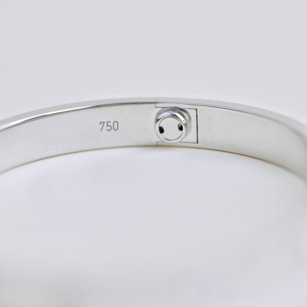 Cartier Love Pulsera Oro Blanco 18k Talla 17 2
