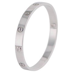 Cartier Love Bracciale in oro bianco 18 carati misura 17