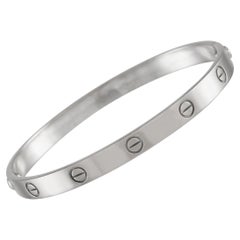 Cartier Love 18K White Gold Bracelet