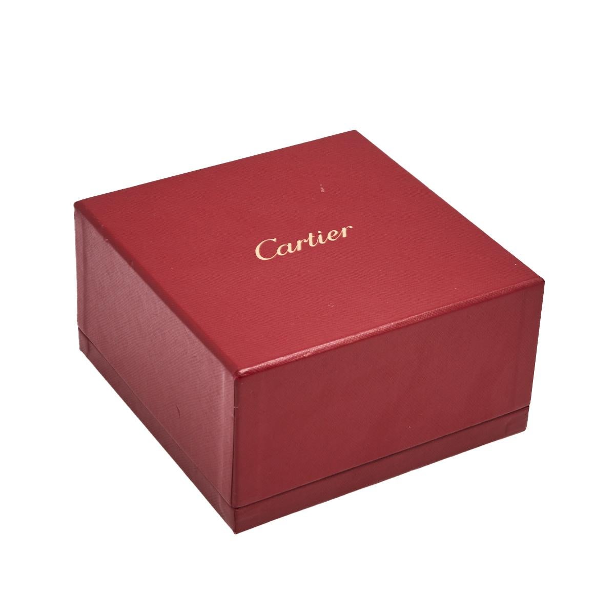 Women's Cartier Love 18k White Gold Cuff Bracelet 16