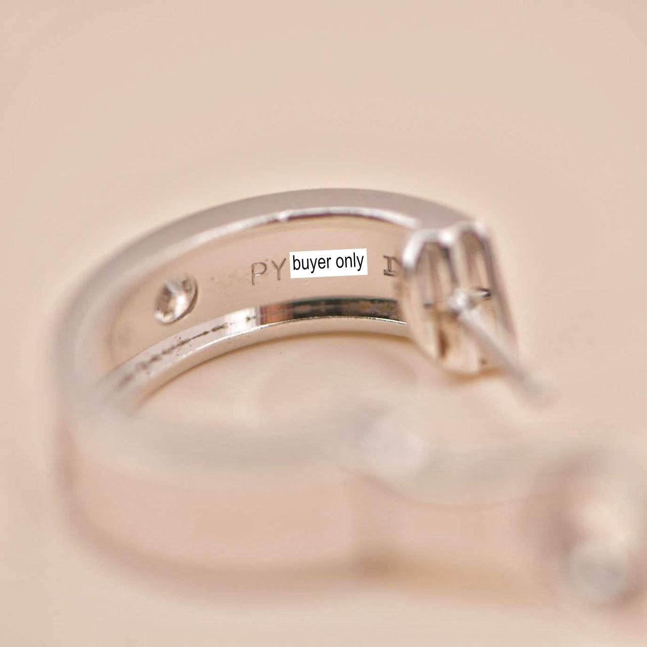 Cartier LOVE Ohrringe aus 18 Karat Weißgold mit Diamanten für Damen oder Herren