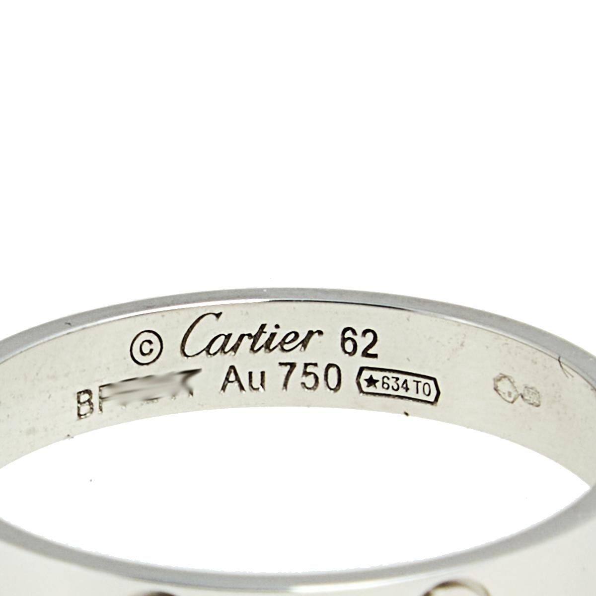 cartier 750 62 ring