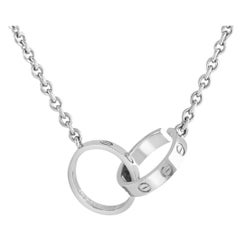 Cartier Love 18K White Gold Necklace