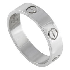 Cartier LOVE 18K White Gold Ring CA14-122225
