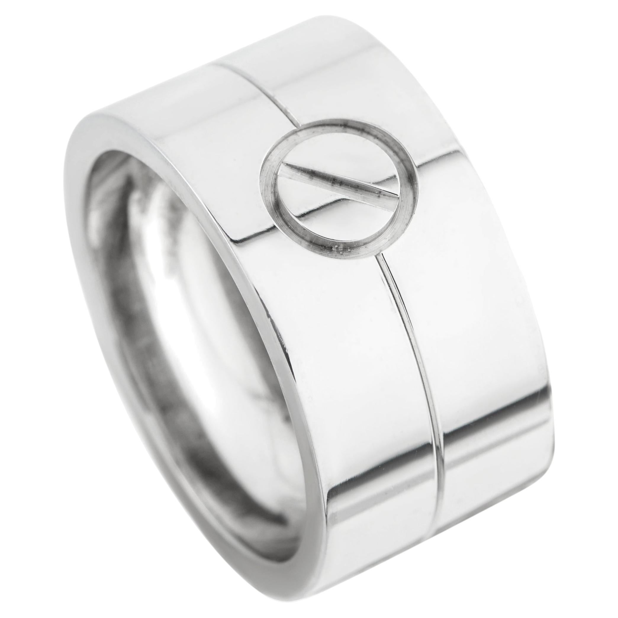 Cartier LOVE 18K White Gold Ring CA15-051926