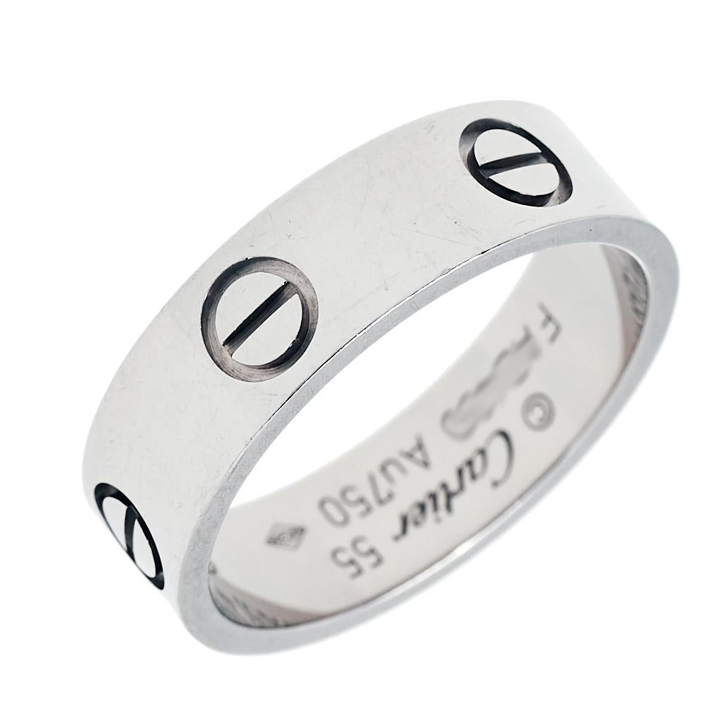 cartier love ring size 55
