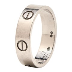 Cartier Love 18k White Gold Ring Size 59