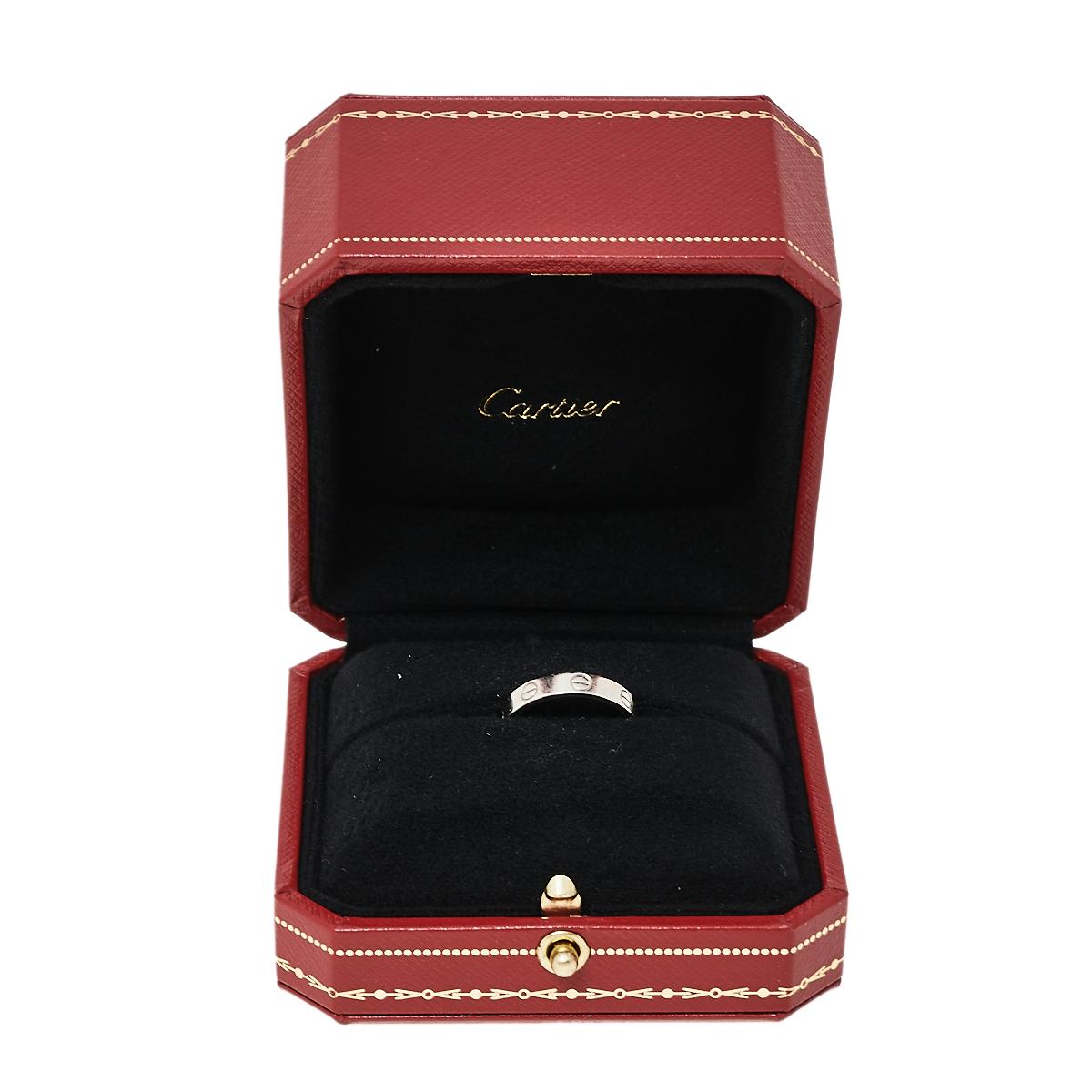cartier ring 52