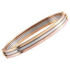 Cartier Love 18K White, Yellow, and Rose Gold Bangle Bracelet with Screwdriver Cartier Love 18K White, Yellow, and Rose Gold Bangle Bracelet with Screwdriver