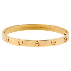 Cartier Love 18K Yellow Gold Bracelet 17