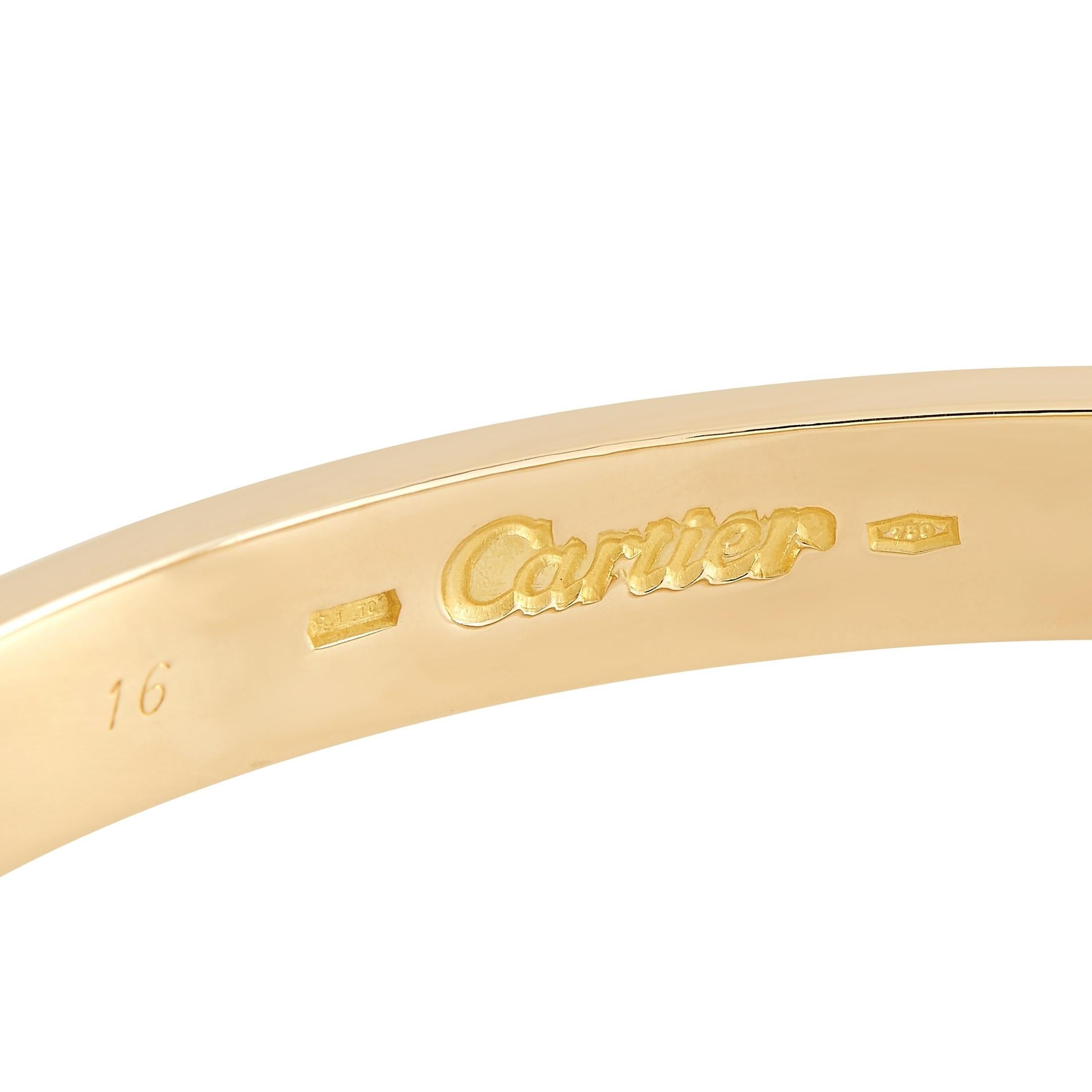 Cartier Love Armband aus 18 Karat Gelbgold für Damen oder Herren