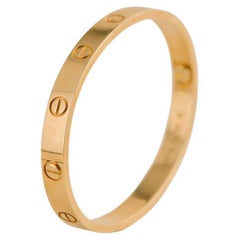 Cartier Love 18k Yellow Gold Bracelet Size 16