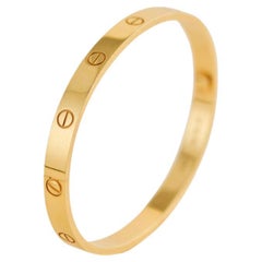 Cartier Love 18K Yellow Gold Bracelet Size 17 Cartier Love 18K Yellow Gold Bracelet Size 17