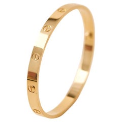 Cartier Love 18K Yellow Gold Bracelet Size 20