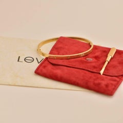 Cartier Love 18K Yellow Gold Bracelet Small Model Size 18