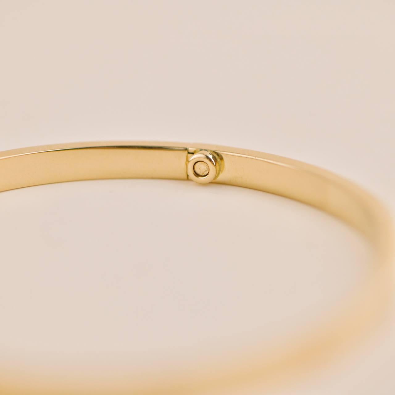 Cartier Love 18K Gelbgold-Armband, Modell Größe 18 3