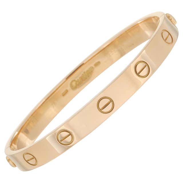 Cartier Love 18k Yellow Gold Bracelet with Screwdriver at 1stDibs ...