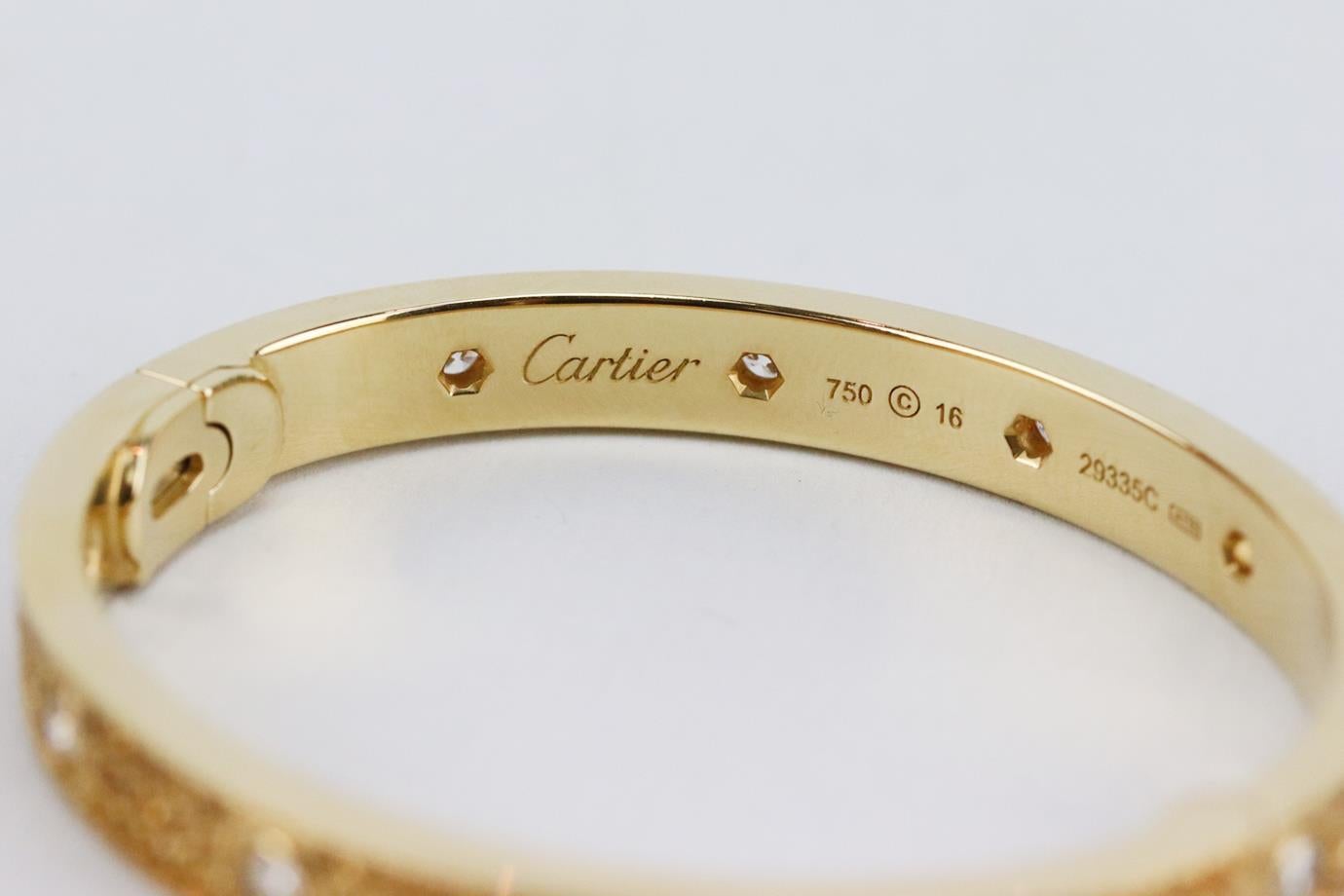 cartier love bracelet engraving