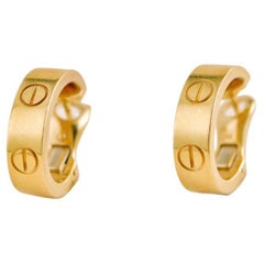 Cartier Love 18K Yellow Gold Earrings