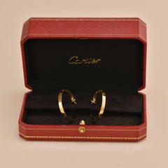 Cartier Love Boucles d'oreilles en or jaune 18 carats grand modèle