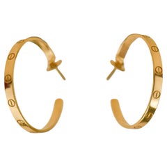 Cartier Love Orecchini a cerchio in oro giallo 18k Modello grande