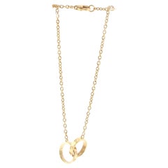 Cartier LOVE Armband aus 18 Karat Gelbgold mit ineinander verschlungenen Ringen, 18 cm