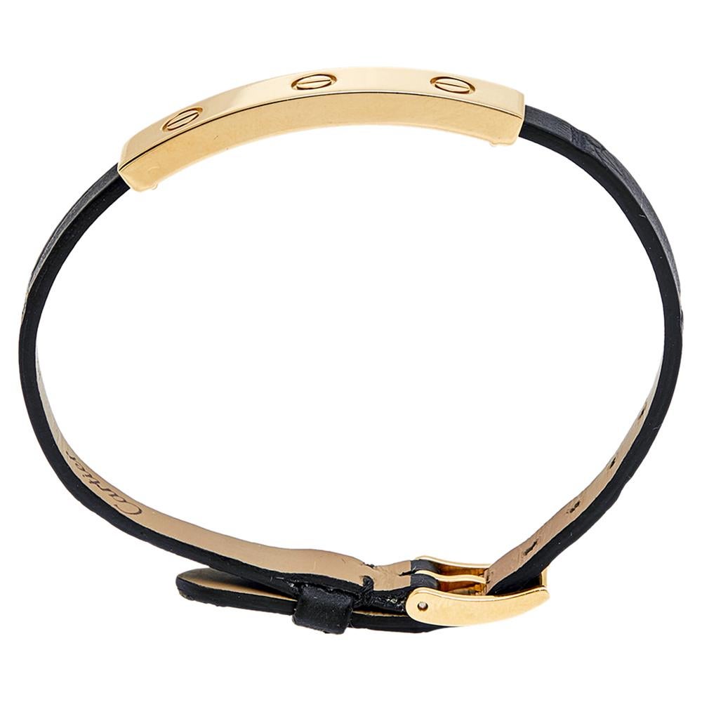 cartier bracelet leather