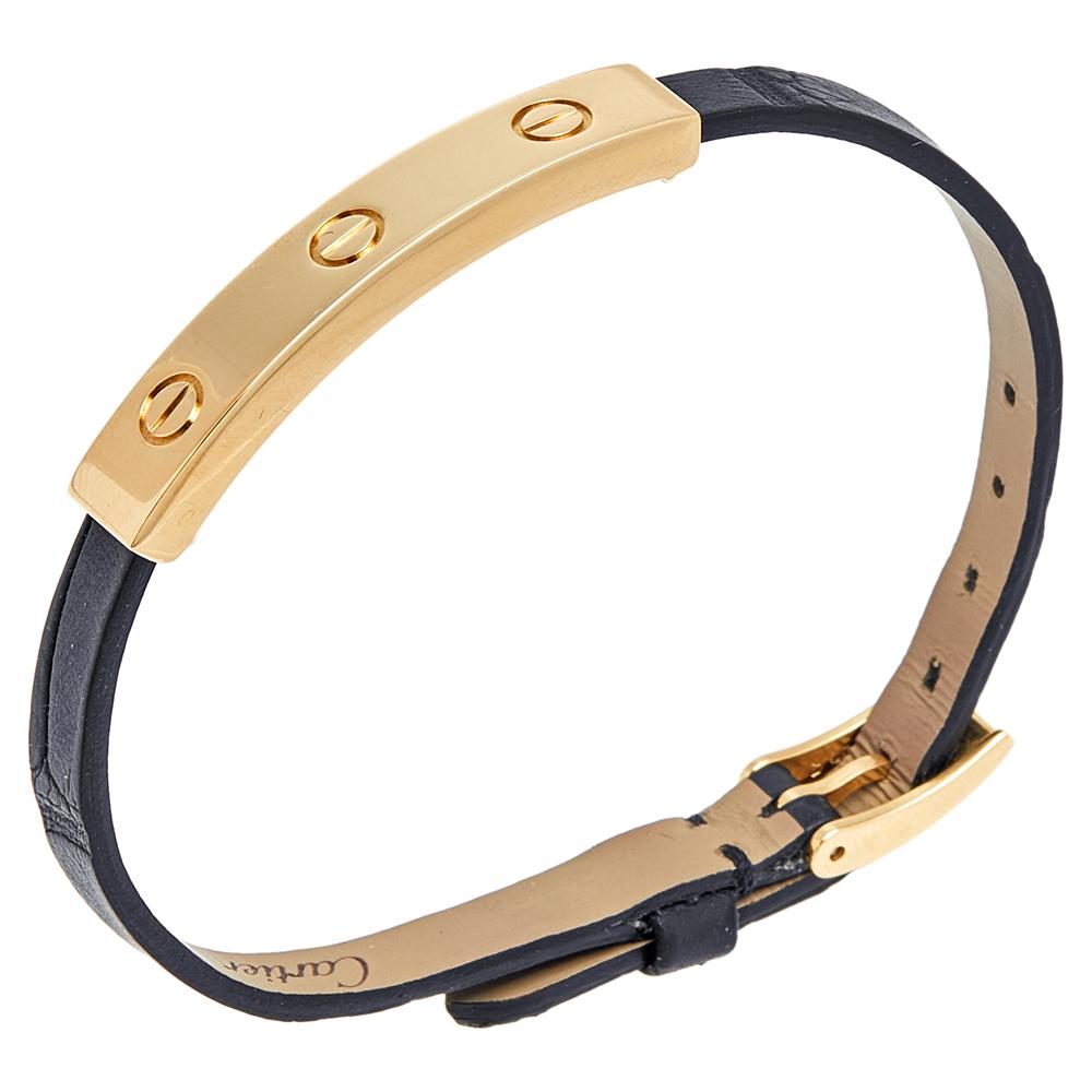 leather cartier bracelet