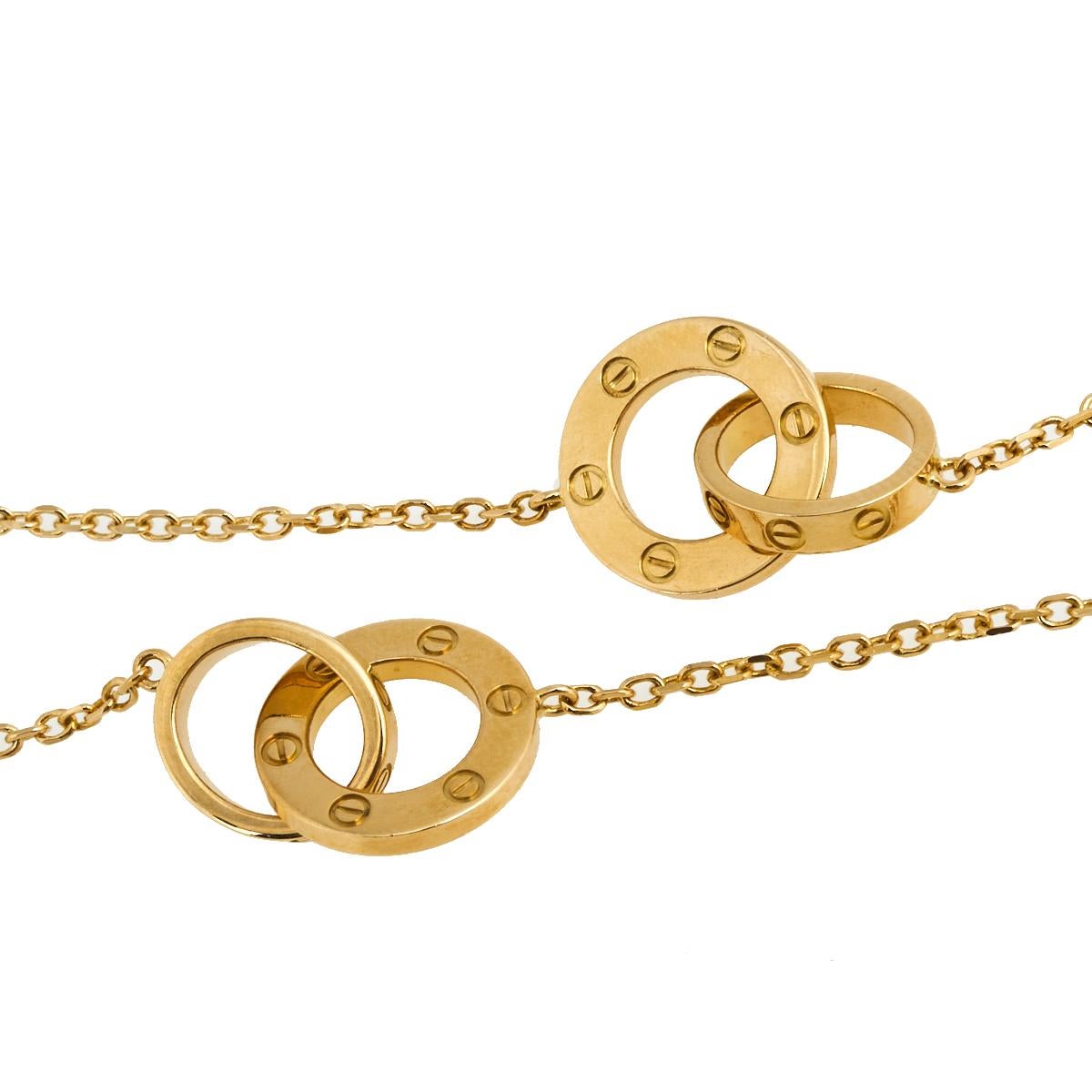 cartier love necklace