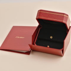 Boucle d'oreille simple en or jaune 18K Cartier Love