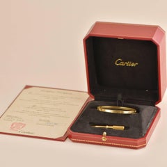 Cartier Love 18k Yellow Gold Size 17 Small Model