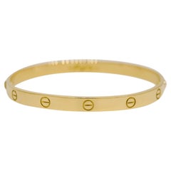 Cartier LOVE 18k Yellow Gold Size 21 Bangle Bracelet