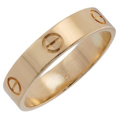 CARTIER Love 18k Yellow Gold Unisex Band Ring