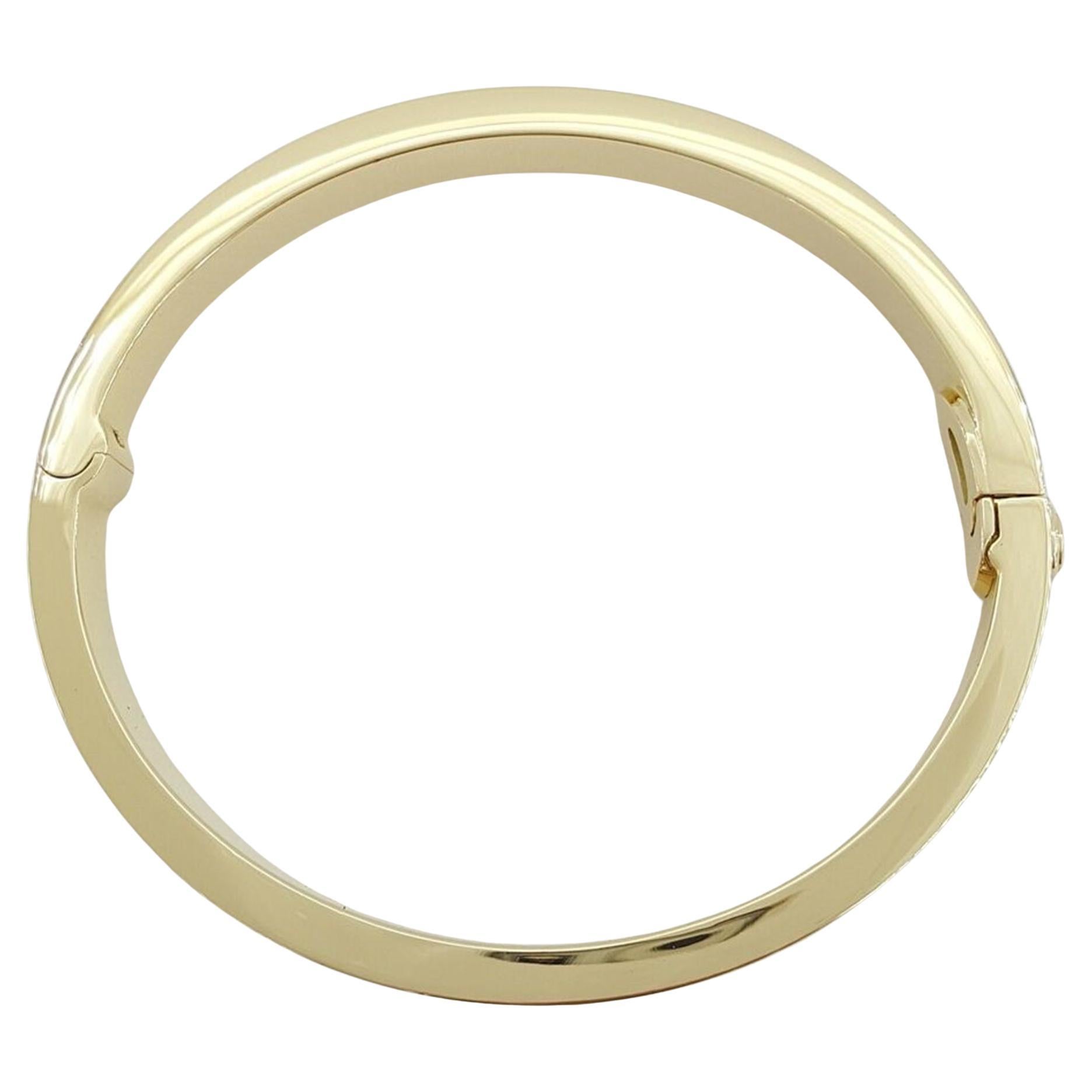 Round Cut Cartier LOVE 2 Carat Diamond 18 Carats Rose Gold Diamond Bracelet