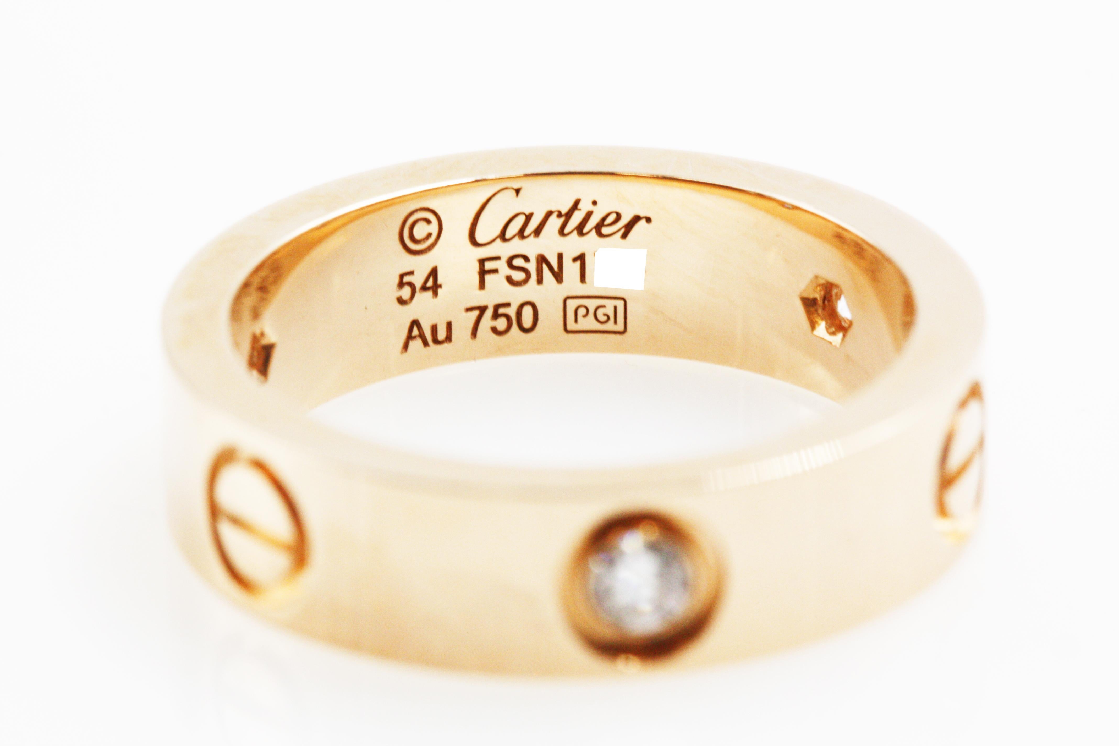 bague cartier love 3 diamants