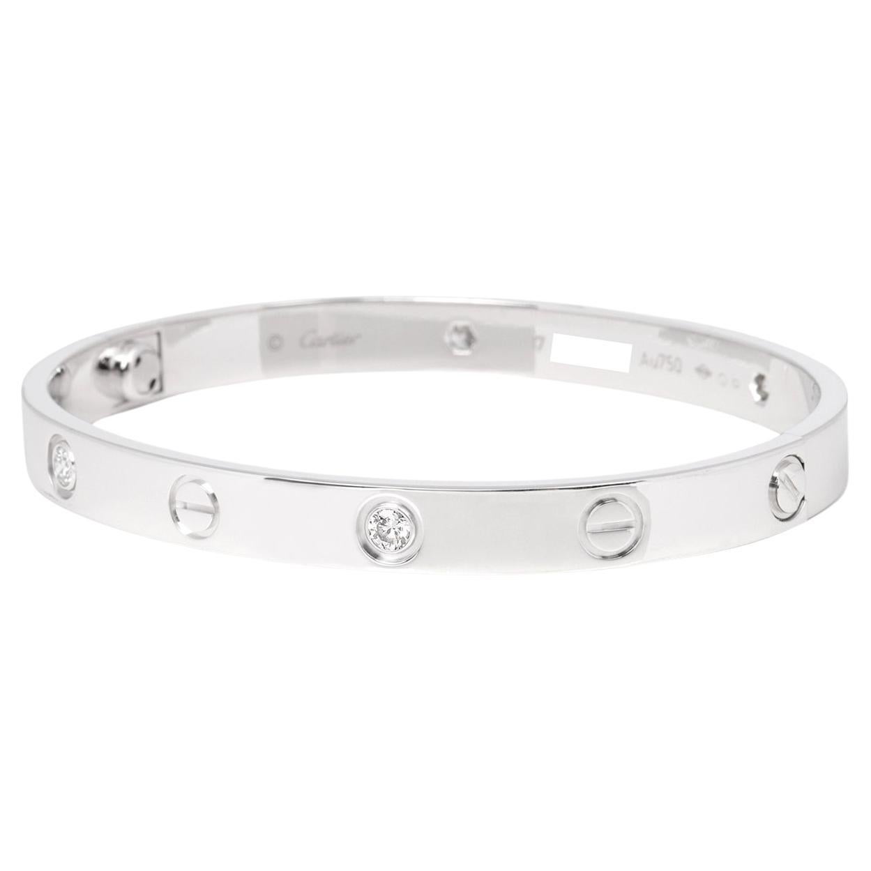 Cartier Love 4 Diamond Bangle