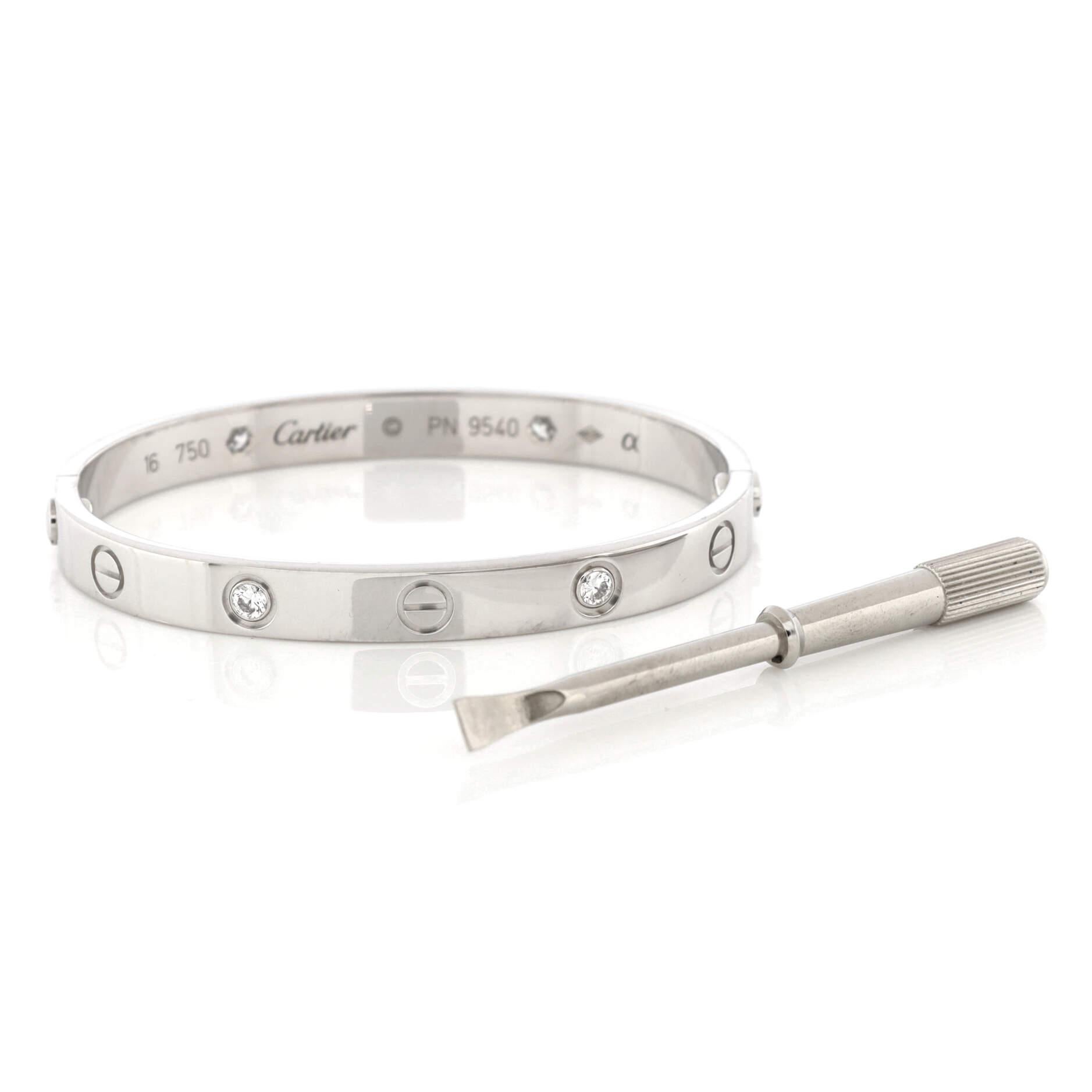 Cartier love 4 diamond bracelet 2025
