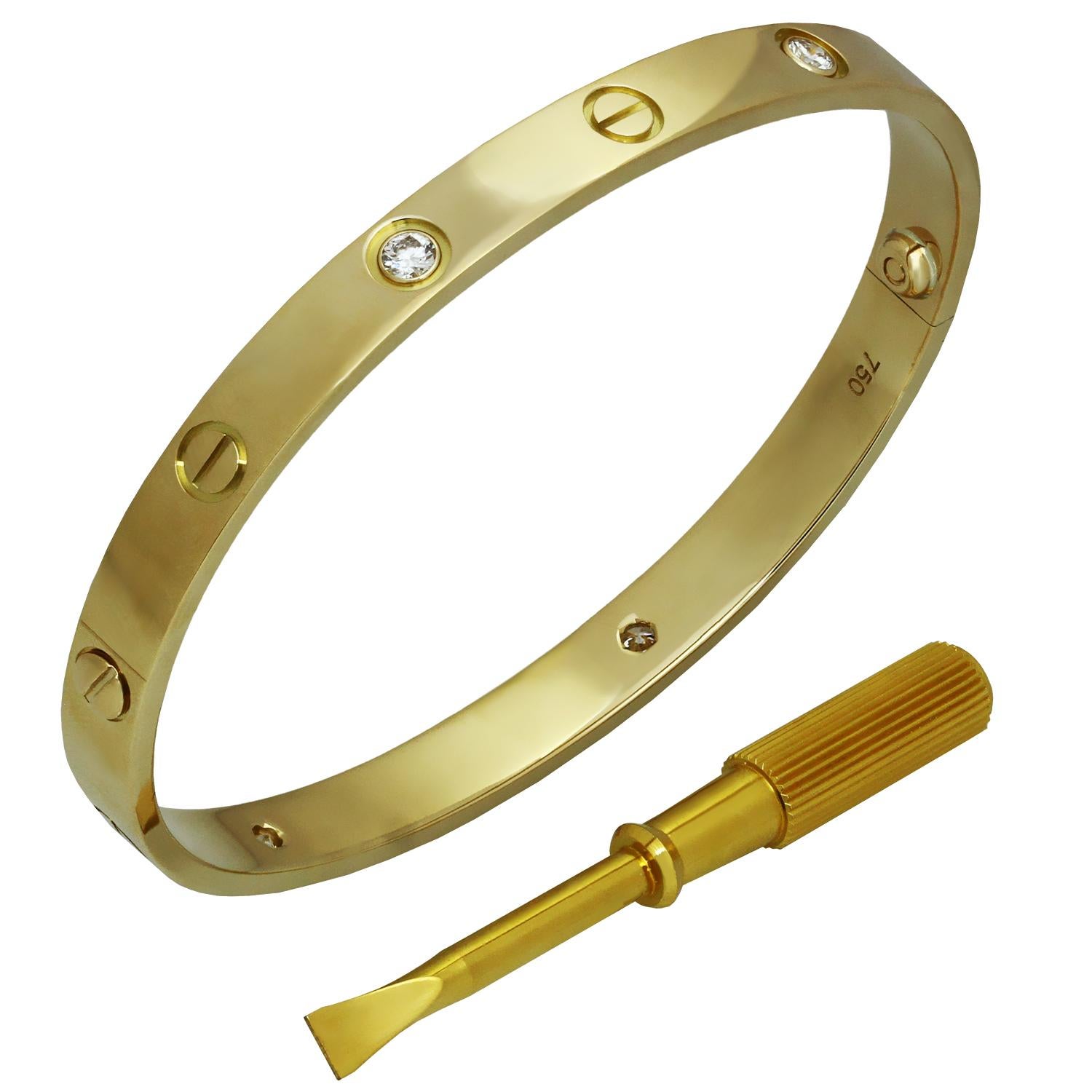 cartier bracelet italian gold