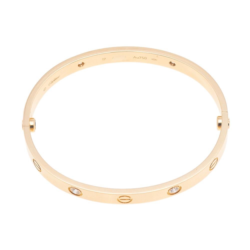 cartier love bracelet with diamonds