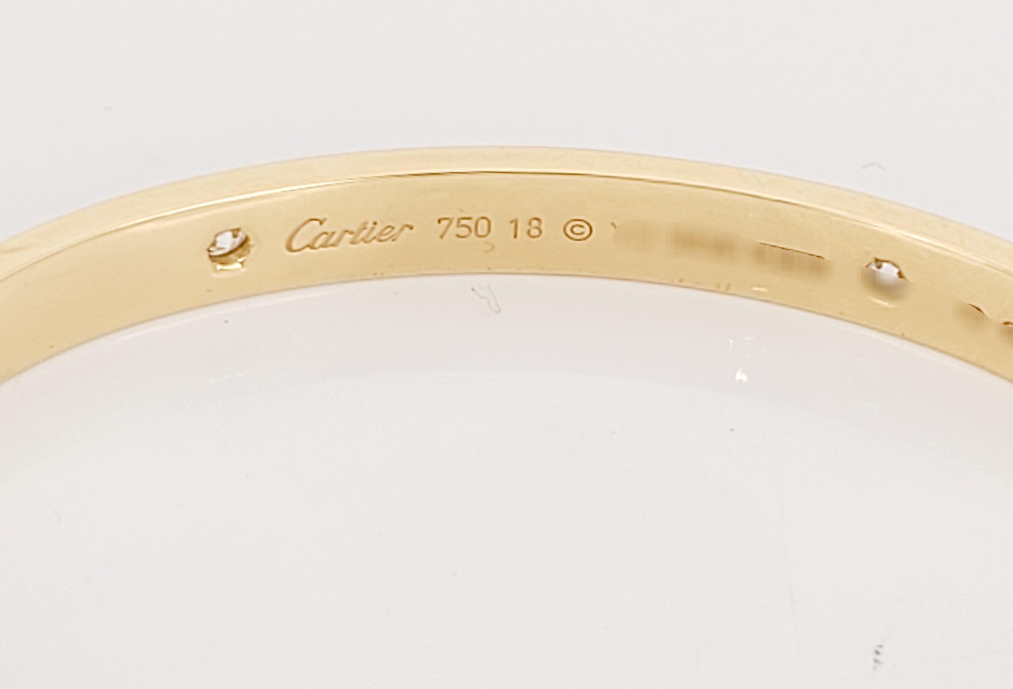 cartier yellow gold love bracelet