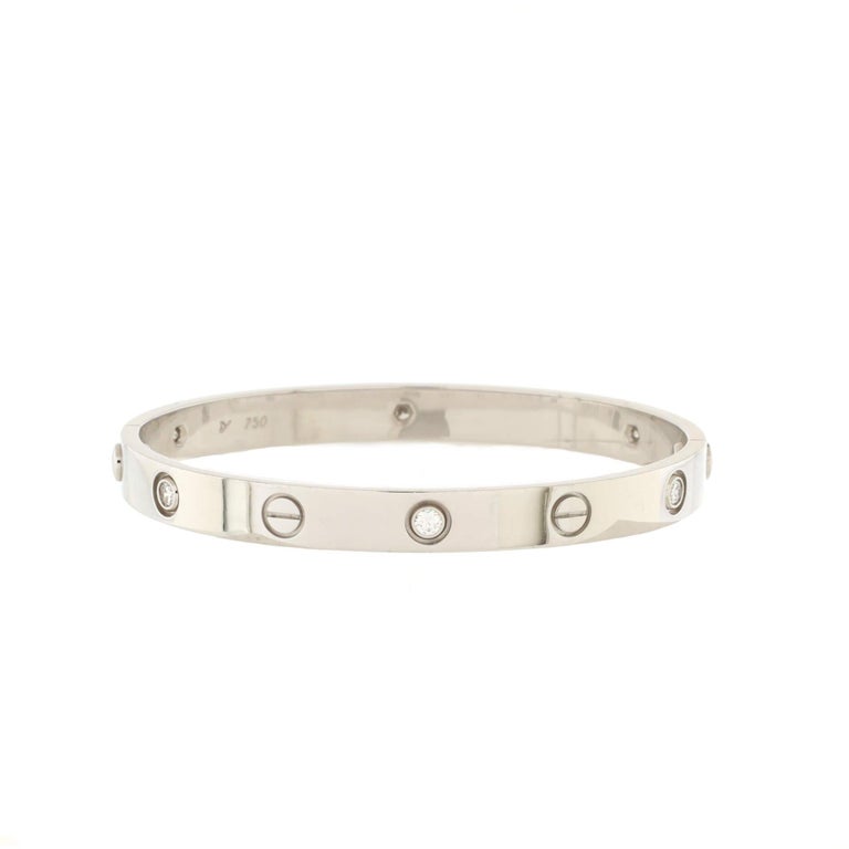 cartier love bracelet 6 diamonds price